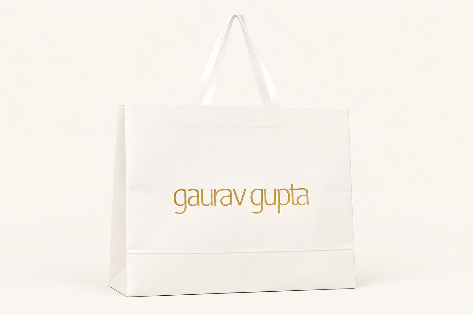 Premium carry bag in recycled cotton paper