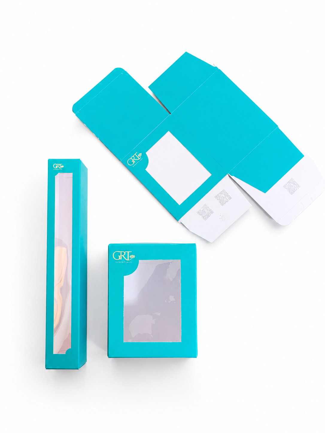 Custom folding cartons in recycled cotton board