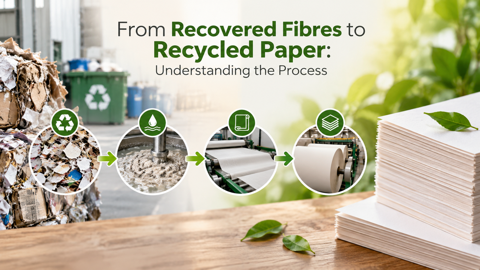 Recycled paper materials